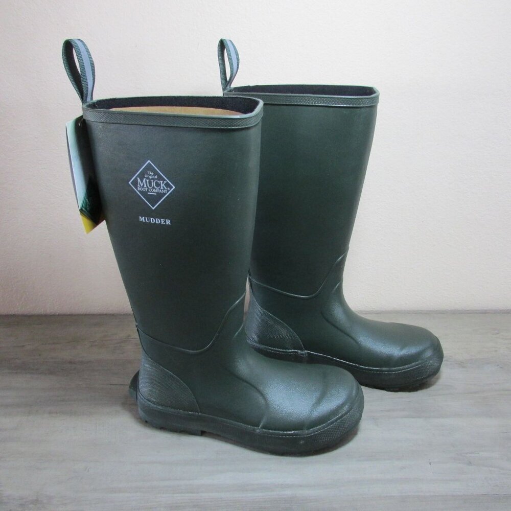 Muck Boot Mudder Plain Toe Unlined Multi Purpose Boot Moss Green